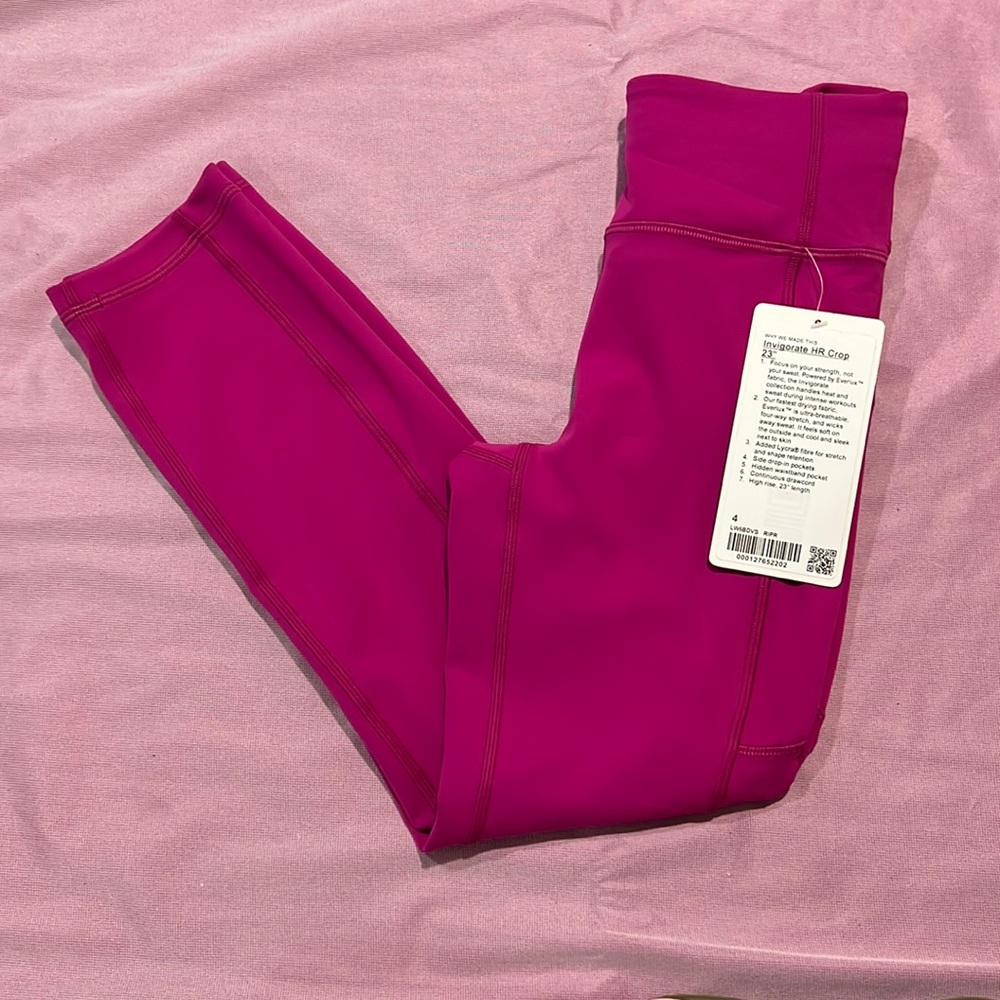 Brand New Lululemon Invigorate High-Rise Crop 23" Leggings